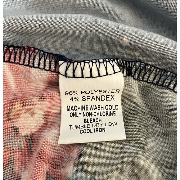 Stitch Fix Womens Sz 2X Floral Basima Tank Cross Cross Back BoHo Romantic NWT - Picture 5 of 6